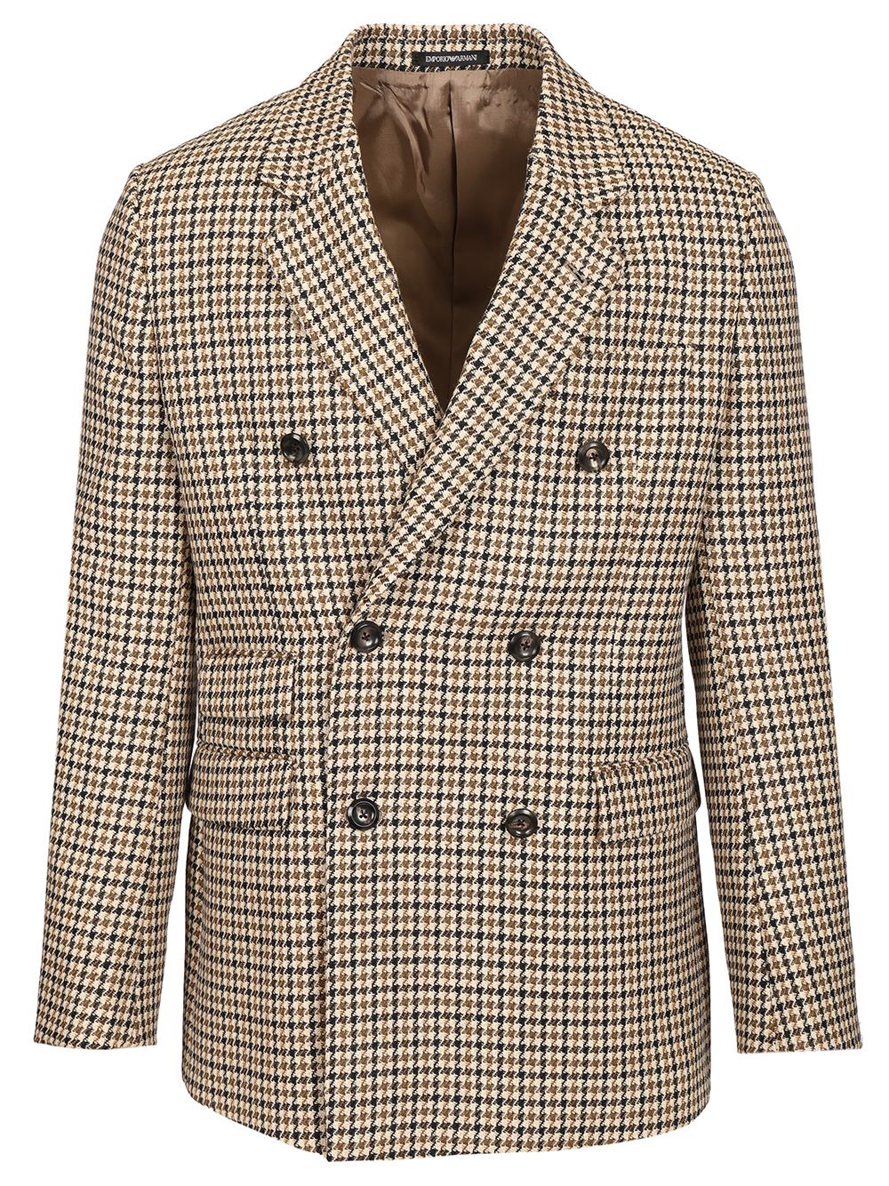 Emporio Armani Double-Breasted Jacket Jackets - Multicolor | 0563bf2f3fc54266281d359512d238159dbf75bc