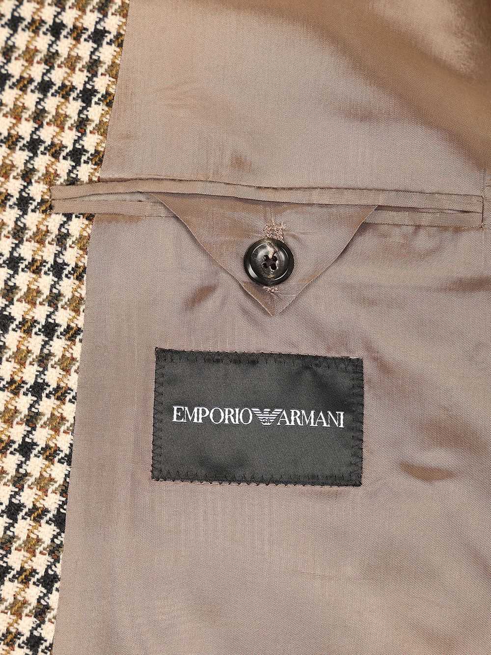 Emporio Armani Double-Breasted Jacket Jackets - Multicolor | c4fcd517768177c10f4eda5fc806dd4347fd2274