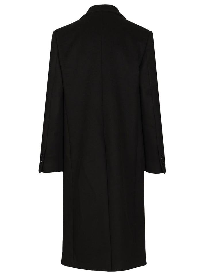Balenciaga Long Coat Coats - Black | 1d312ace0a0e6206a89002dadd773aea81814fbf