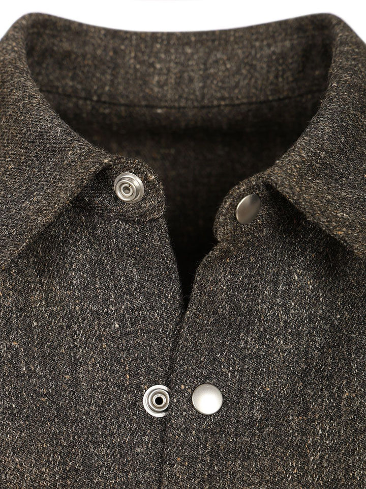 Rick Owens Outershirt Carbone Wool Jackets - Black | af1a813efe77cc526e91076e3dfb0584b7eca924