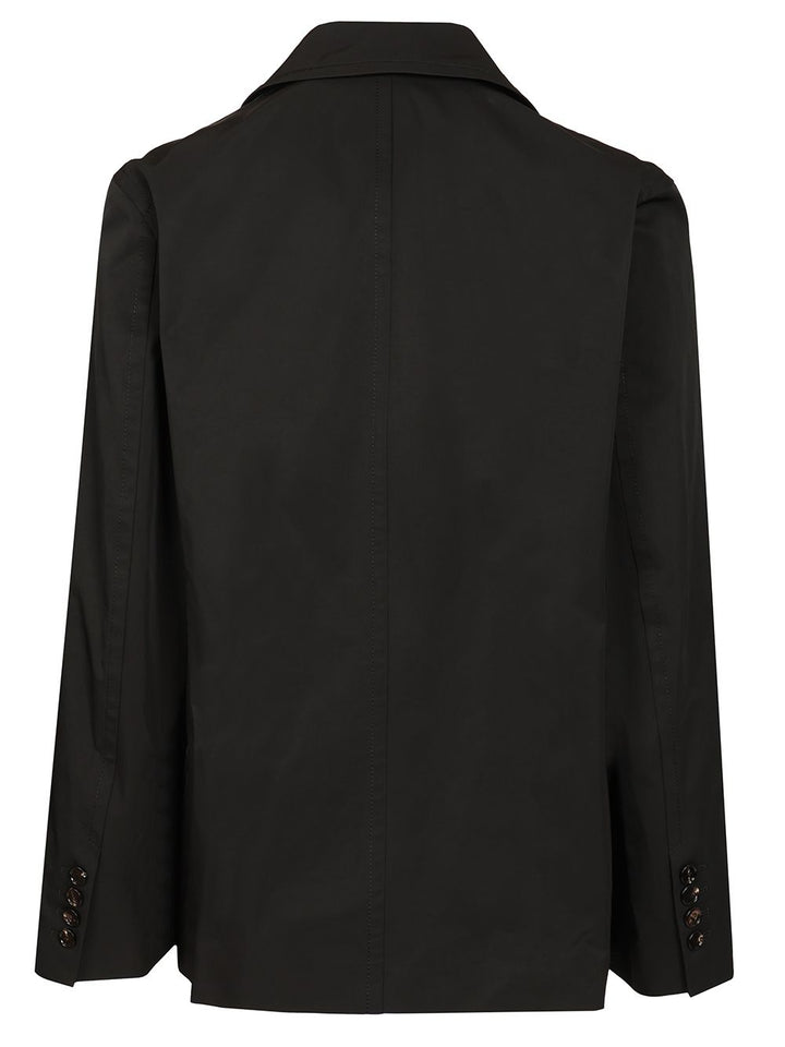 Bottega Veneta Coat With Detail Coats - Black | adc0b206c04303544b5b273352f87578d24feb59