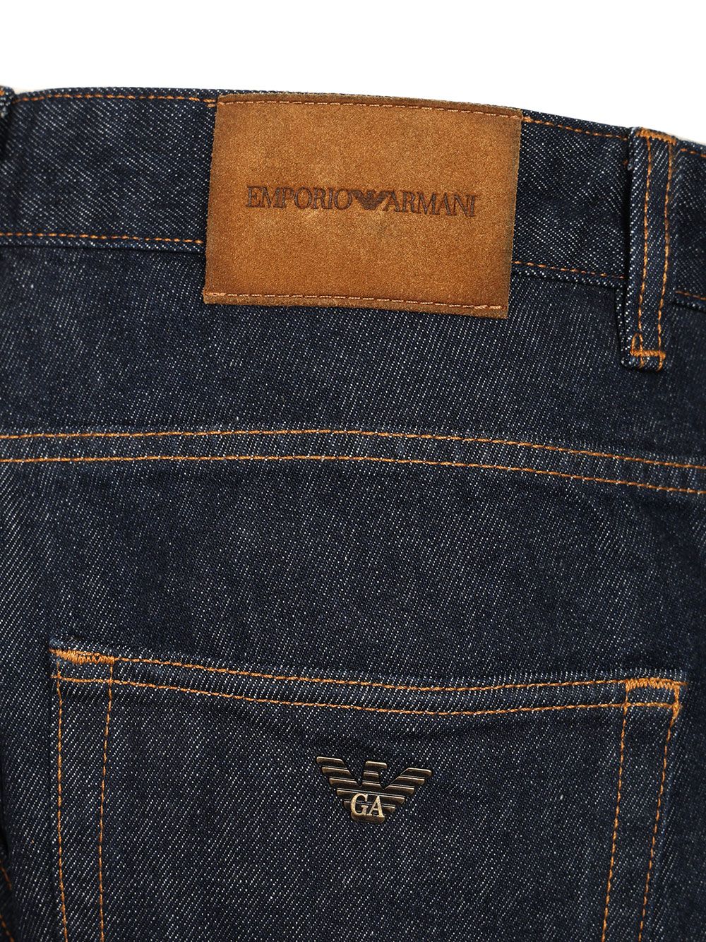 Emporio Armani Wide-Leg  With Five-Pocket Design Jeans - Blue | c78acd039135e9af01b2df584134921111004a0a