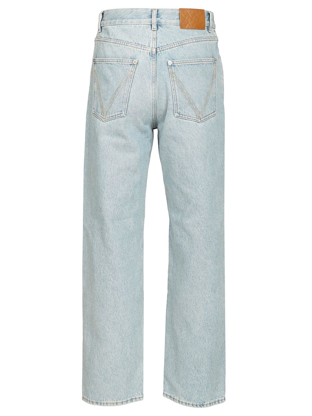 Bottega Veneta Sky Bleached Wide Leg Jeans - Light blue | f3e62914a04e3f112923b9d00670856ca79465a5