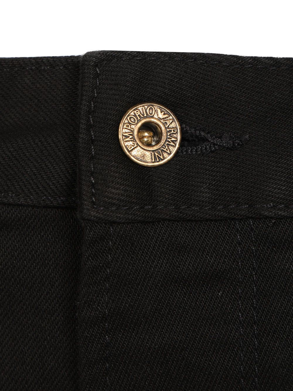 Emporio Armani Straight-Leg  With Five-Pocket Design Jeans - Black | 7d422f8c854363c32e1376539962200dee48296e
