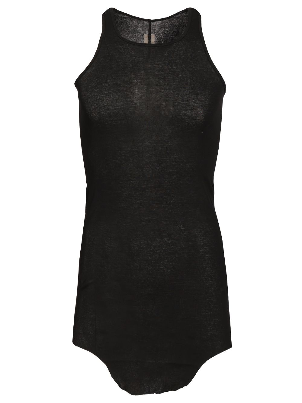 Rick Owens Basic Mini Rib Jersey Tank T-Shirt - Black | 7b888e9dcf7d2ae5c26b841c25170eaa87147ed7