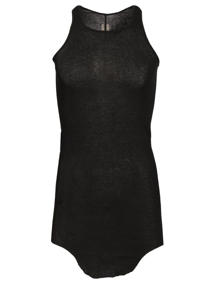 Rick Owens Ribbed Tank Top T-Shirt - Black | 7b888e9dcf7d2ae5c26b841c25170eaa87147ed7