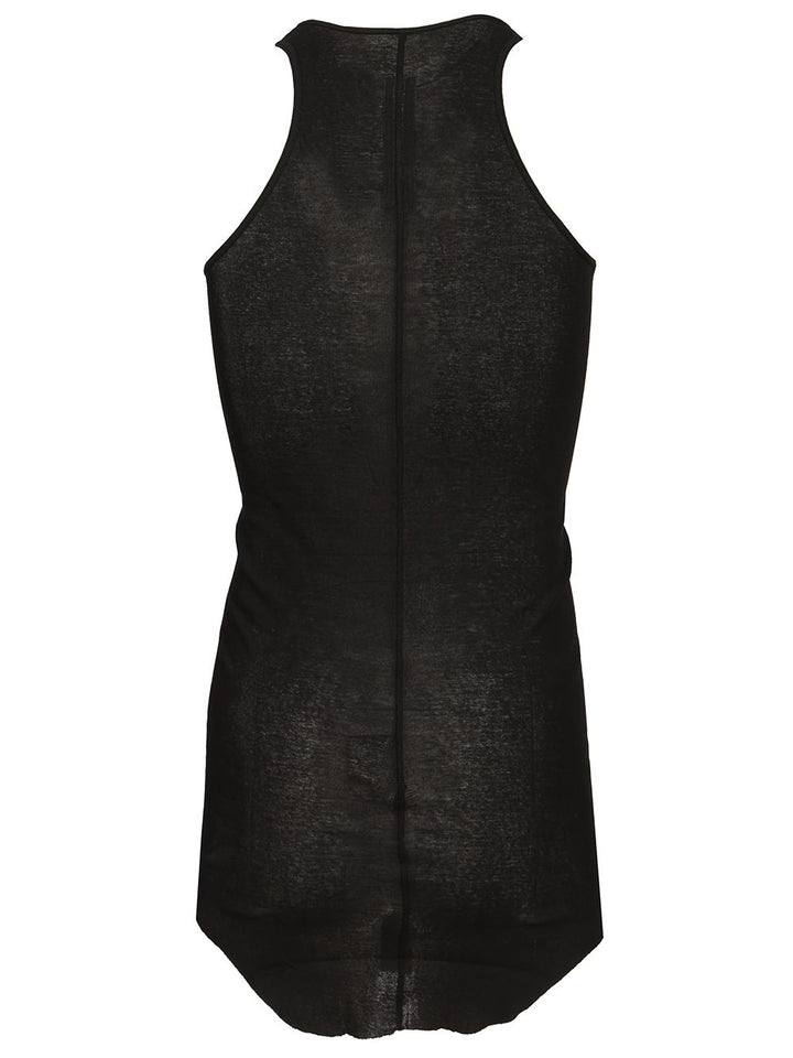 Rick Owens Ribbed Tank Top T-Shirt - Black | 5764c0d88cd0ce35f9dc8f558c597110c4ca3142