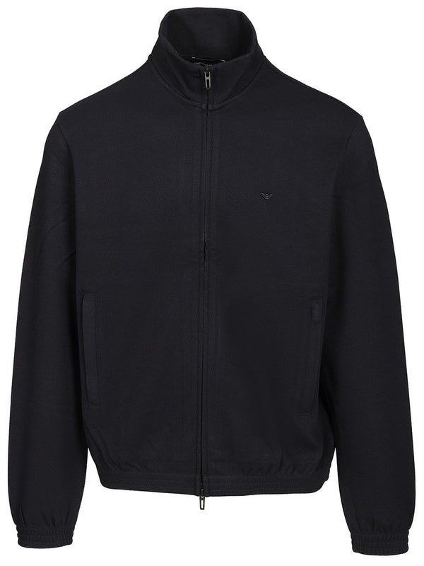 Zip-Up Sweatshirt Sweatshirts Blue