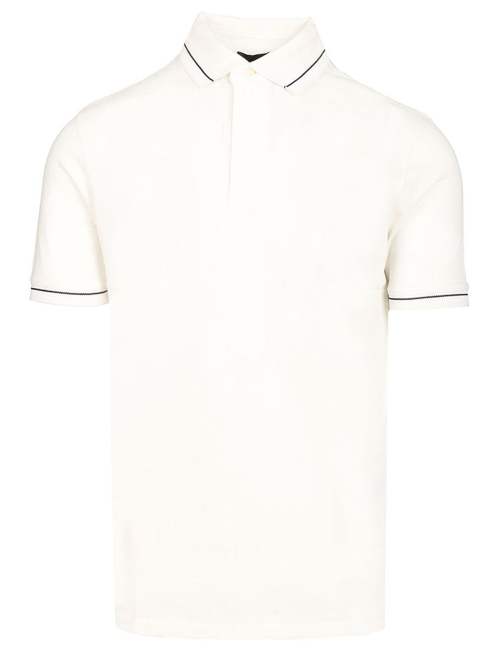 Emporio Armani Short-Sleeved Cotton Polo shirt - White | 6b1dedbe0c666b2501a07d6e46644f3e66ad694d