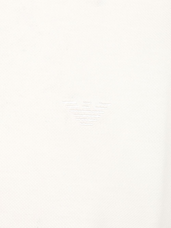Emporio Armani Short-Sleeved Cotton Polo shirt - White | bc69ebc3a3f1df5ce81be66f1ddd854101e9b2f3