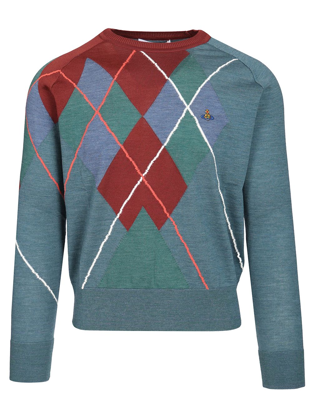 Vivienne Westwood Argyle Jumper Knitwear - Multicolor | 86d58b96c821fe301feaf308e6ec852ebe34d61f