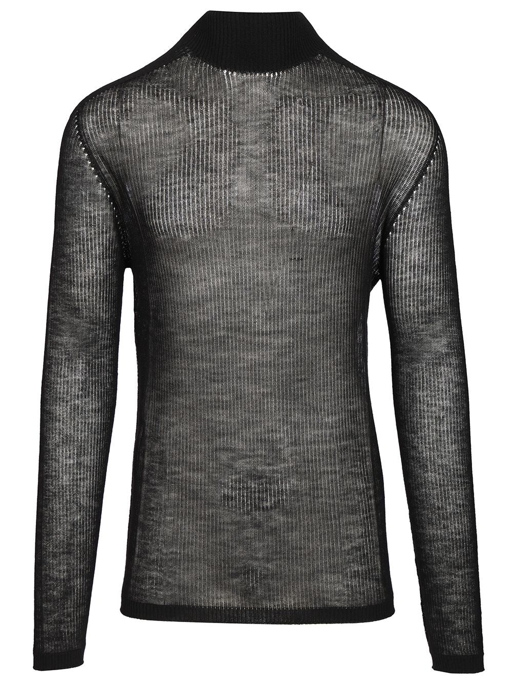 Rick Owens Oversized Sweater Knitwear - Black | 97555a98b9a66a9b56f6c83e7b3627c80c9c78d4