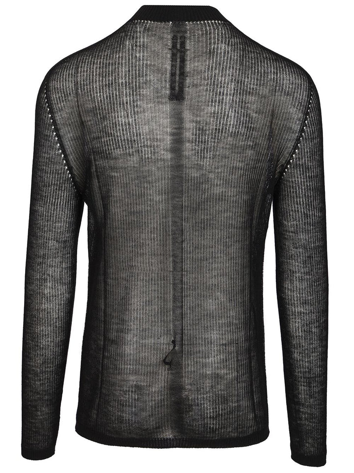 Rick Owens Oversized Sweater Knitwear - Black | 7aad55e2ee689e6129e3a759e22d2b6f2ebc134f