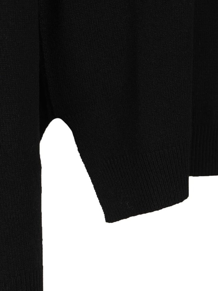 Rick Owens Crew Neck Sweater Knitwear - Black | 16f830bbcdb1c449af76e0541edbf3509d7e9f9f