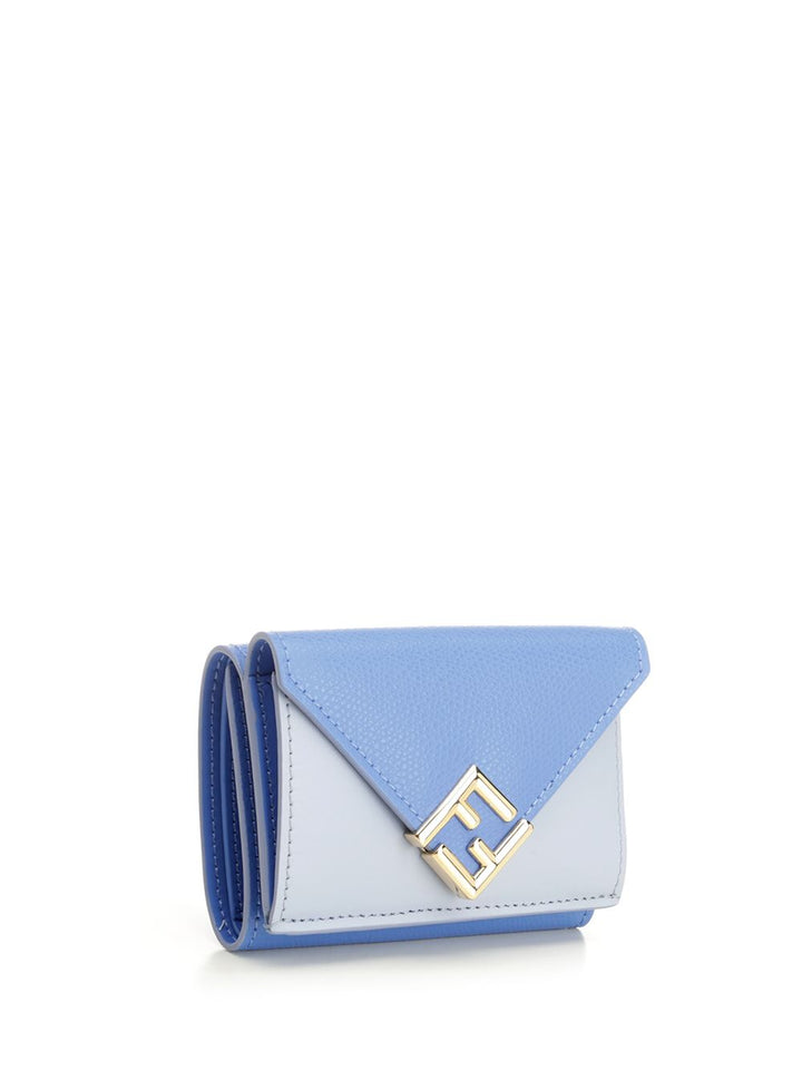 Fendi Mini Trifold Vit.King/Cruis Wallets - Light blue | 73f20769c7952f3538836995c1667d5ad24284b2