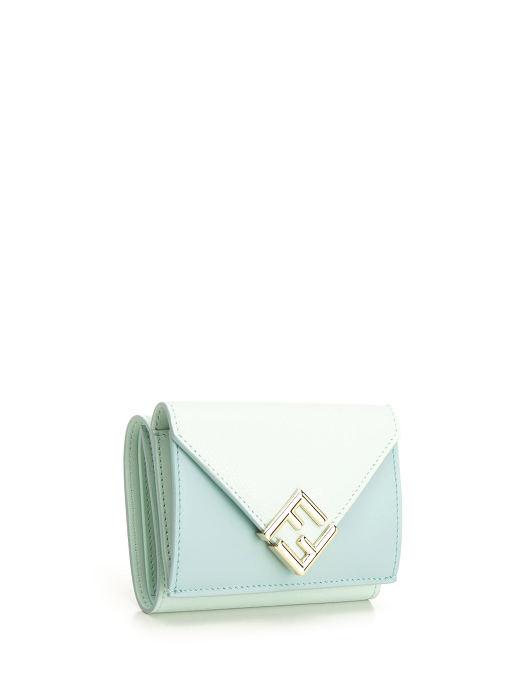 Fendi Mini Trifold Vit.King/Cruis Wallets - Green | 516df25fb2451793c9f7d0b74c11db3ccc008f7a