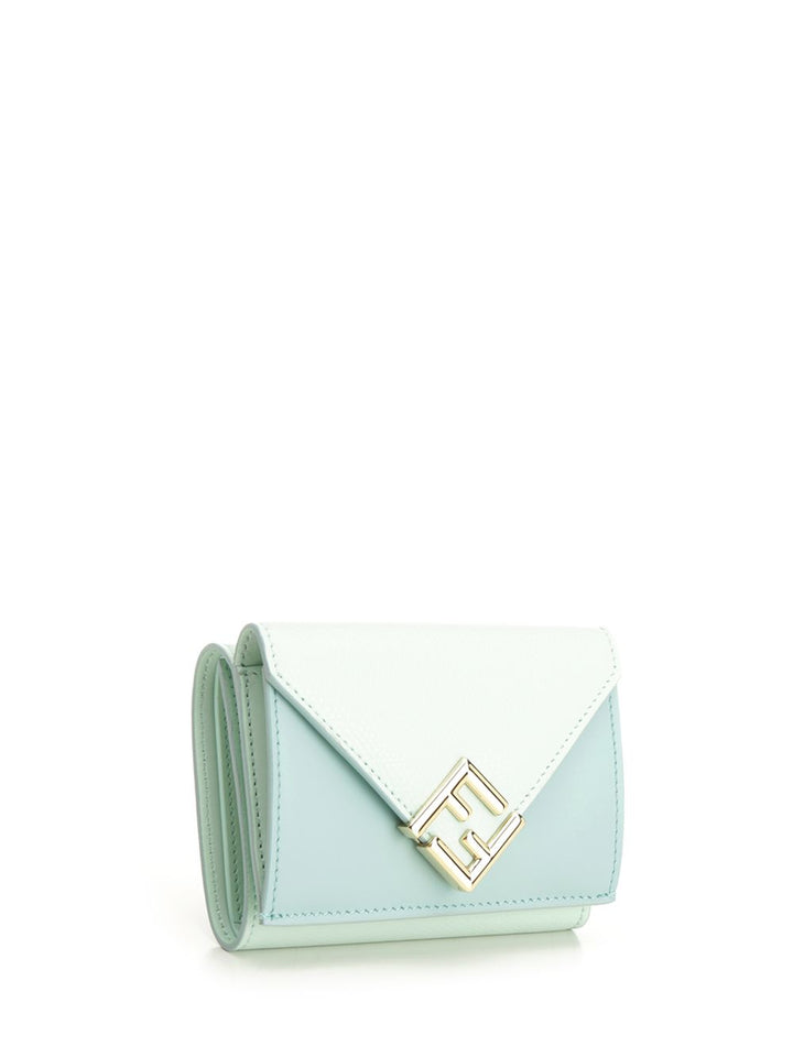 Fendi Mini Trifold Vit.King/Cruis Wallets - Green | 516df25fb2451793c9f7d0b74c11db3ccc008f7a