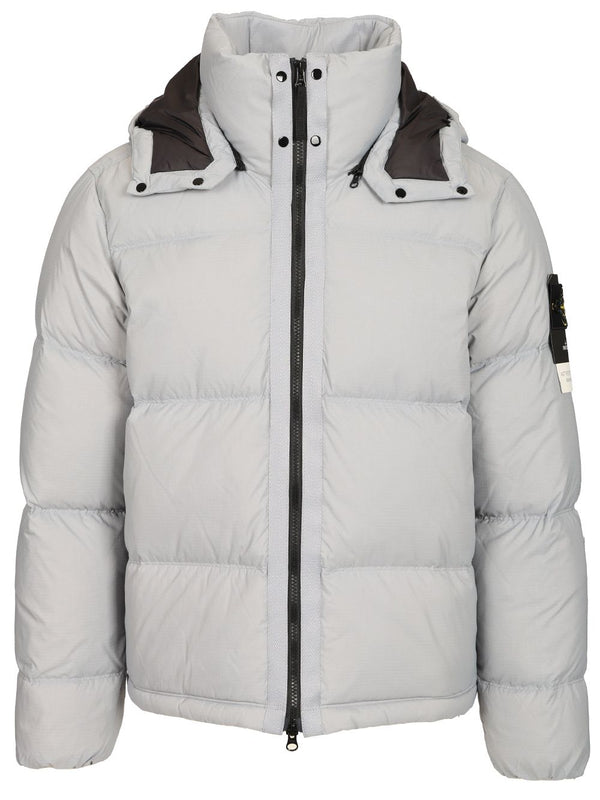 Down Jacket In 6.6 Ripstop Nylon Cordura® Coats Grey