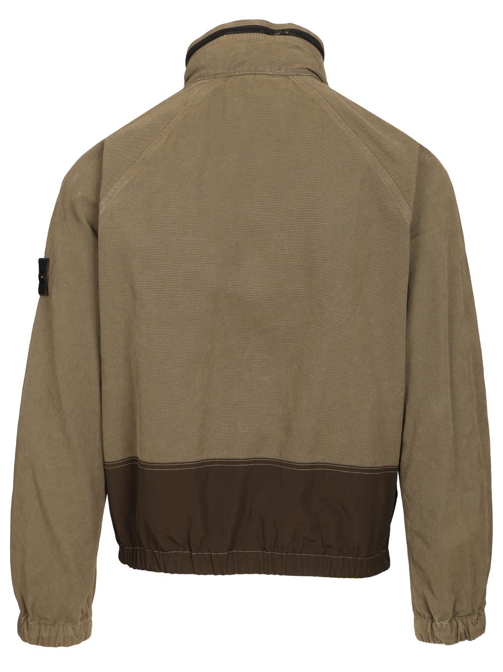 Stone Island Organic Panama Cotton + Nylon, Garment Dyed Jackets - Green | aa521a7418448e858f11c52cbe7a356ce9b69fd0