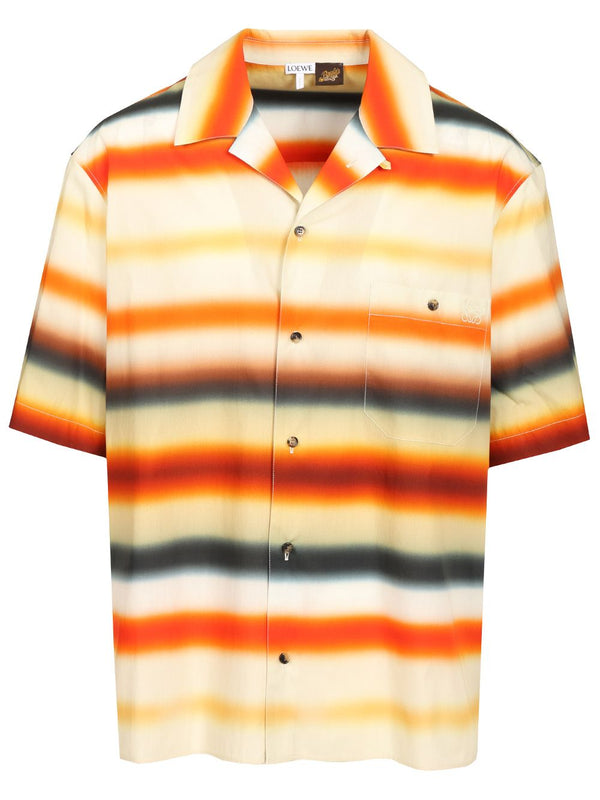 Short-Sleeved Cotton Shirt Multicolor