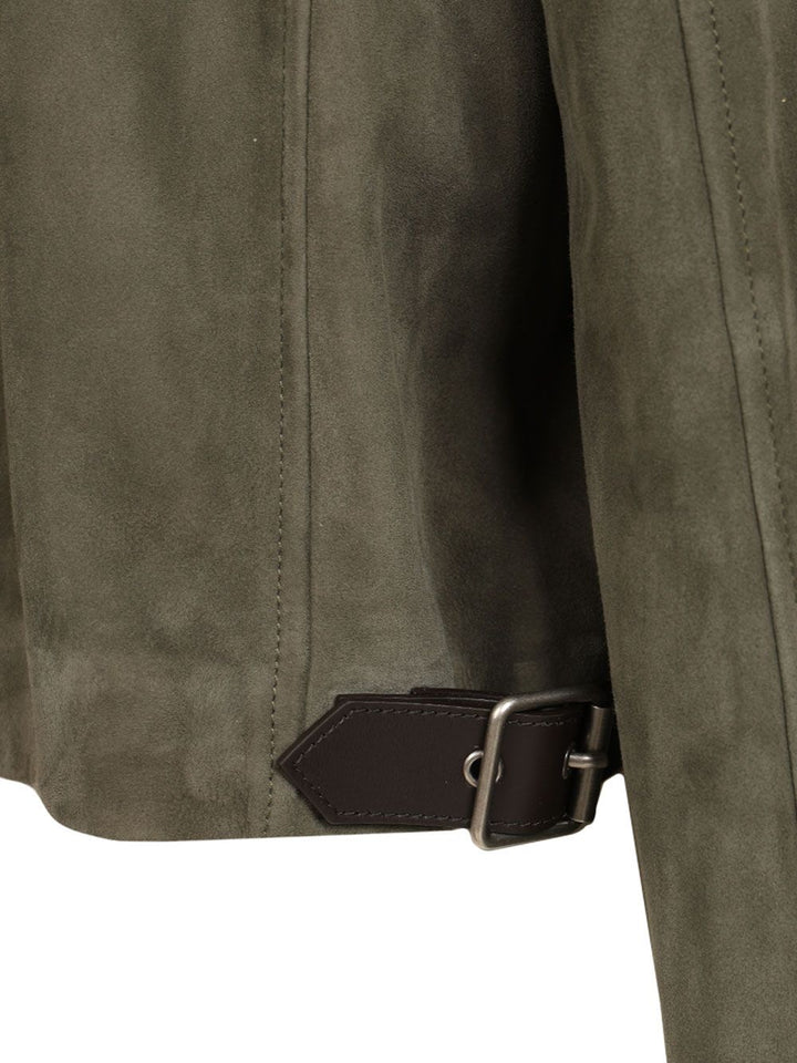 Loewe Lightweight Suede Lambskin Jacket Jackets - Green | decab228eb9c2c846663ab11f36eaf86715473ef
