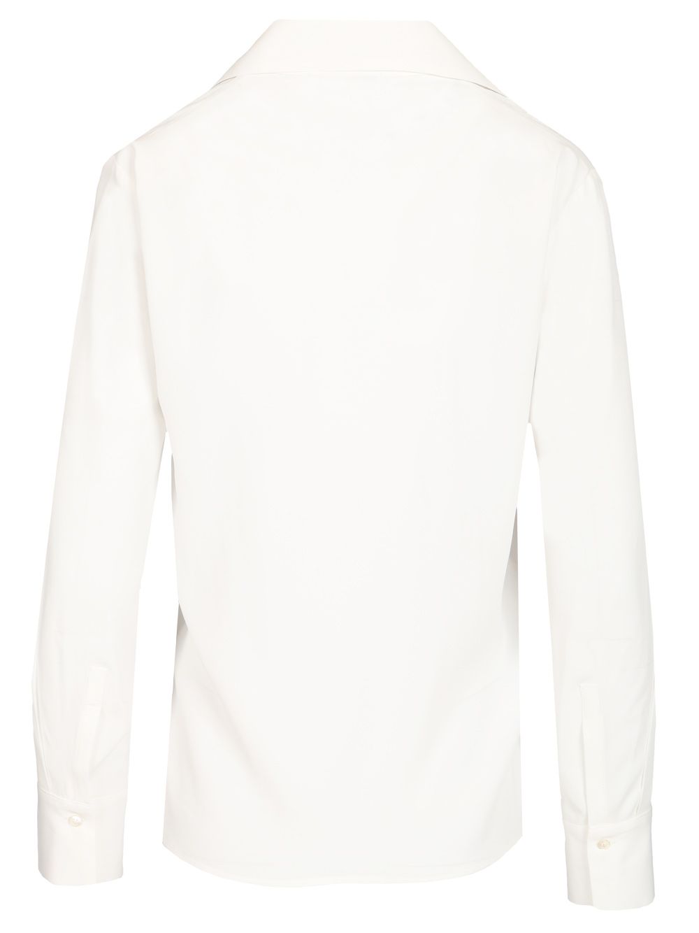 Al Duca D'Aosta Long-Sleeved Tunic Tops - White | bf7536befb6521019b338790c8d610091a21dd27