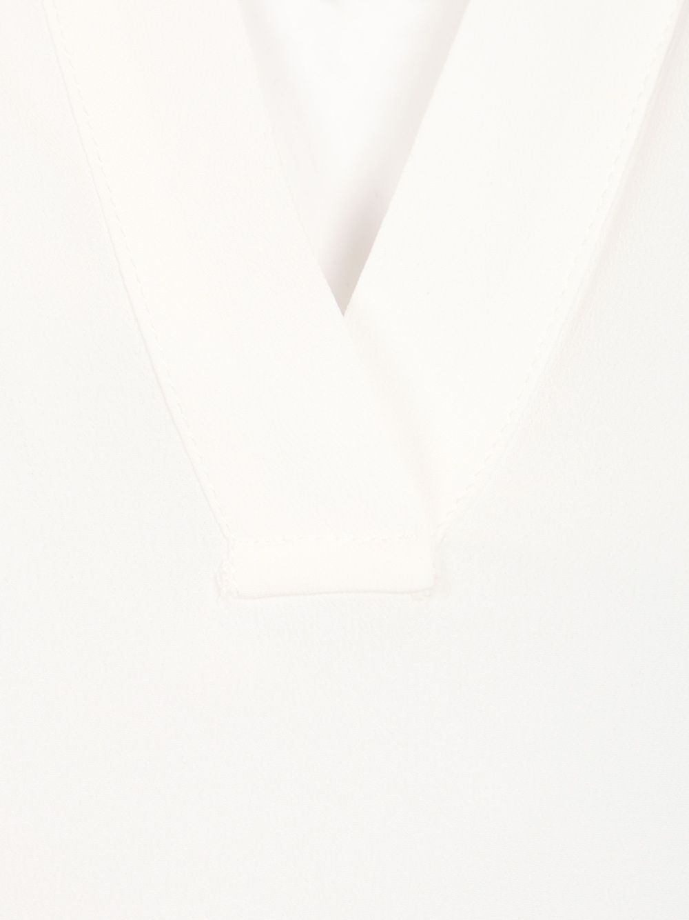 Al Duca D'Aosta Long-Sleeved Tunic Tops - White | a1a0d9a75f9c9c851a161245617f05b10355413b