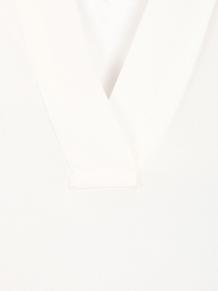 Al Duca D'Aosta Long-Sleeved Tunic Tops - White | a1a0d9a75f9c9c851a161245617f05b10355413b