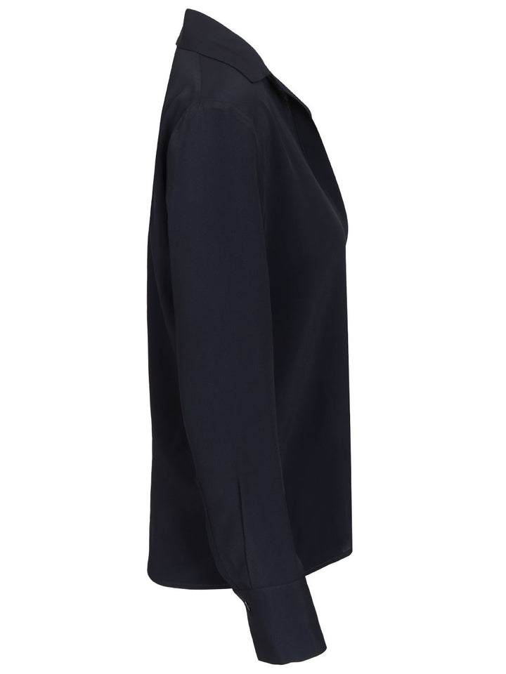 Al Duca D'Aosta Long-Sleeved Tunic Tops - Blue | 538665901d31f853d91c959276a779207da826a8