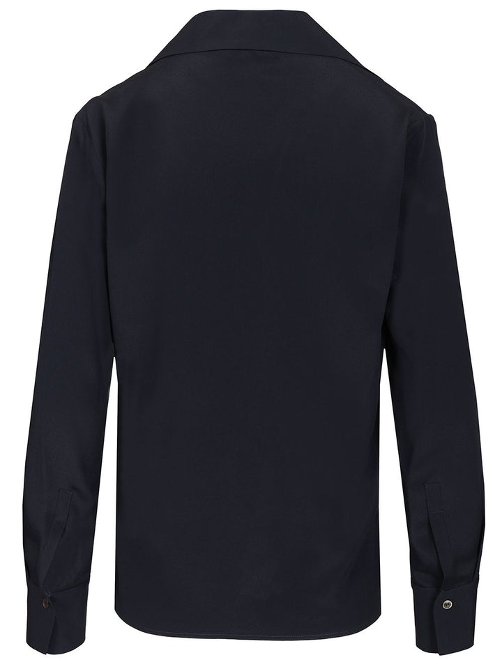 Al Duca D'Aosta Long-Sleeved Tunic Tops - Blue | e759784058dece7d071b4eb53bd40036045c4003