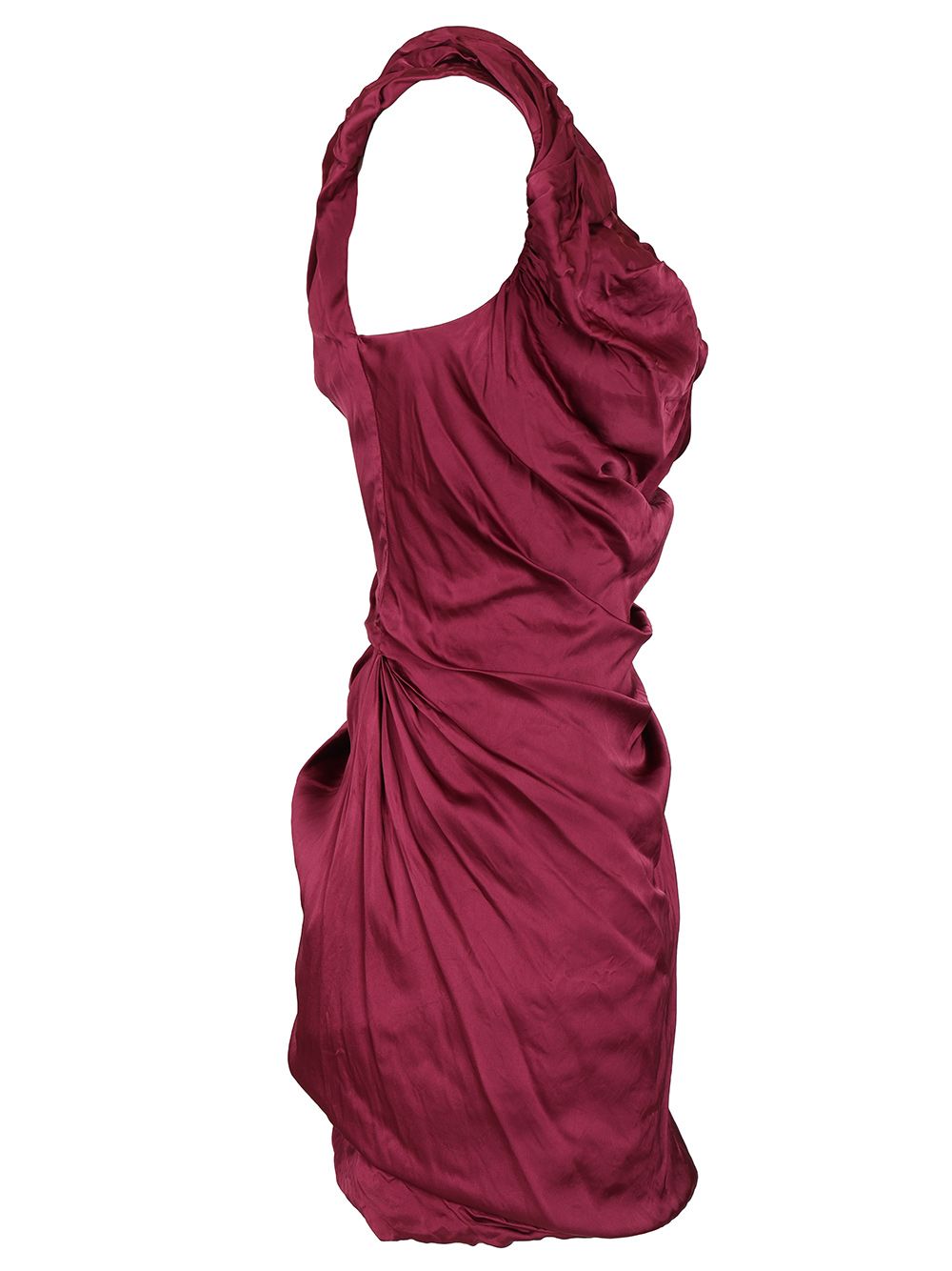Vivienne Westwood Twisted Ginnie Mini Dress Dresses - Bordeaux | f738822803d4ddb2902d94a00de14557d33f7ff2