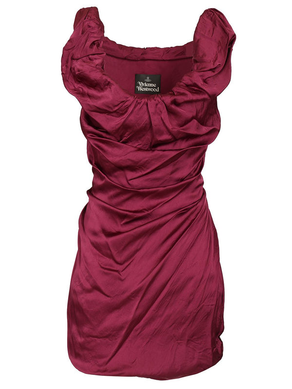 Twisted Ginnie Dress Dresses Bordeaux