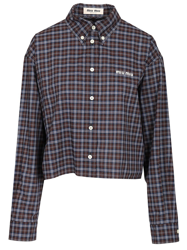 Tartan Shirt Shirts Blue