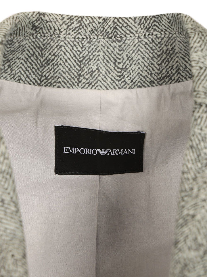 Emporio Armani Signature Blazer Jackets - Grey | 5133142237642695635ec8b87ec1fa781349b13a