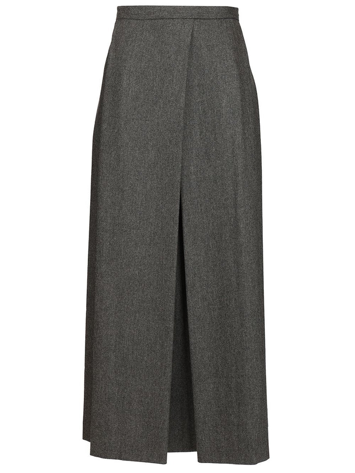 Emporio Armani Midi Skirt Skirts - Grey | 8efa5a4eb9a96bb77e730a65fc7b29d5d74dc9e1