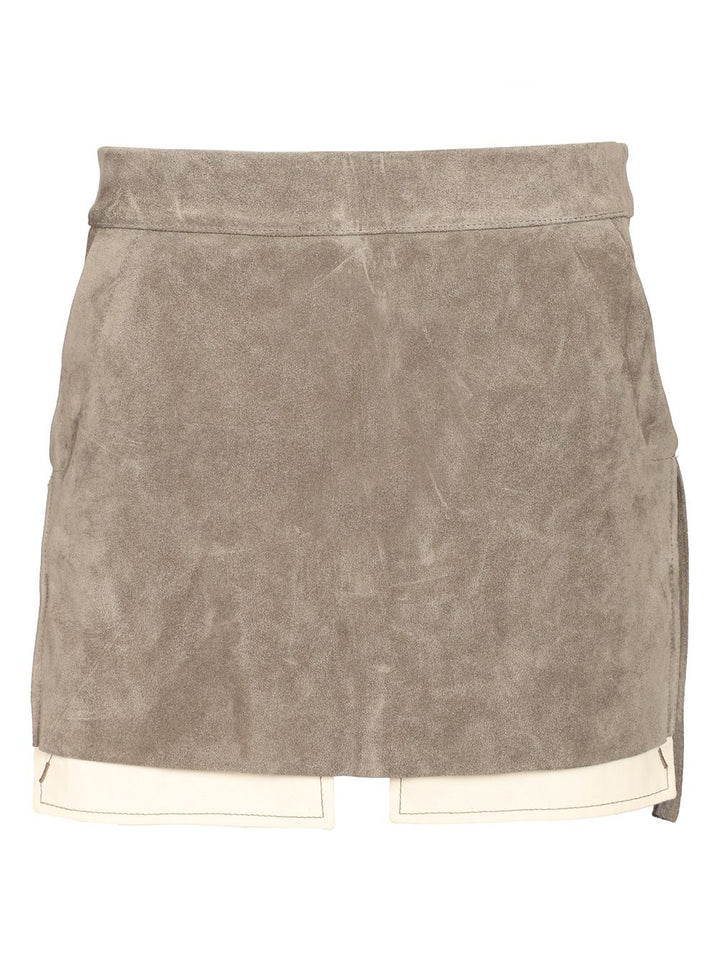 Rick Owens Fog Cut Skirts - Green | f1a31f8513eb5e1899ae4839fe657f8c038f1d11