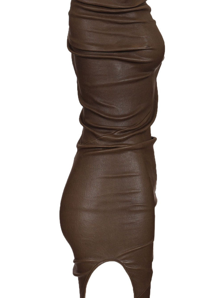 Rick Owens Athena Dresses - Brown | a33dec3c3302c94e96d62942a0a6f5ba6faaa8f7