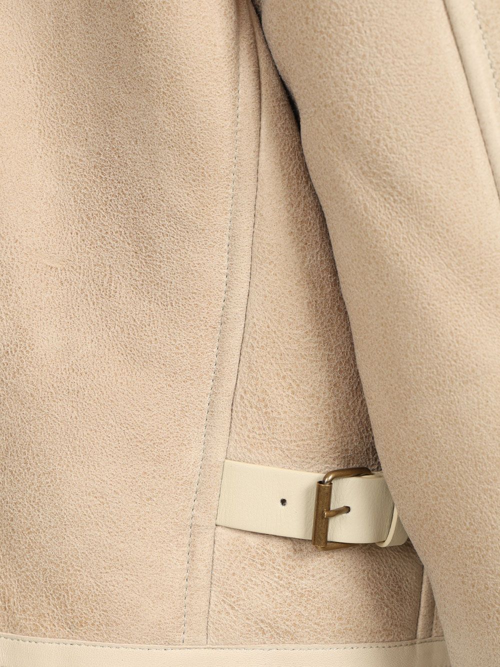 Isabel Marant Adelina-Gb Shearling Coats - White | 55393d309d6e099c9e6a2efb2ca0bf49c24f32ba