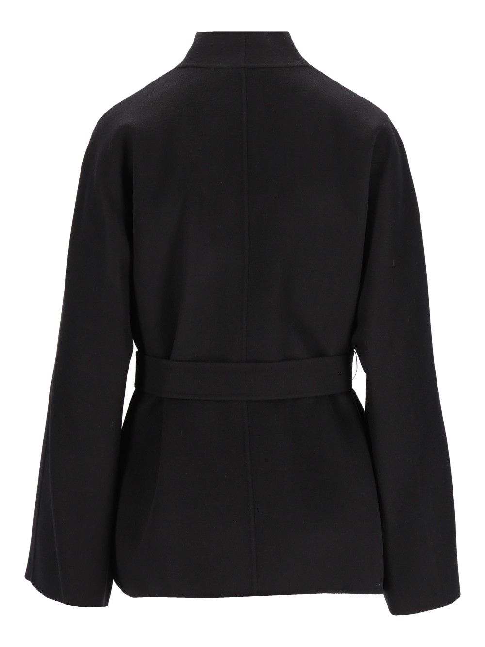 Max Mara Studio Cardigan Coat Coats - Black | 584dfb6b78c5c13185a6398ad11082e33a8ba4de