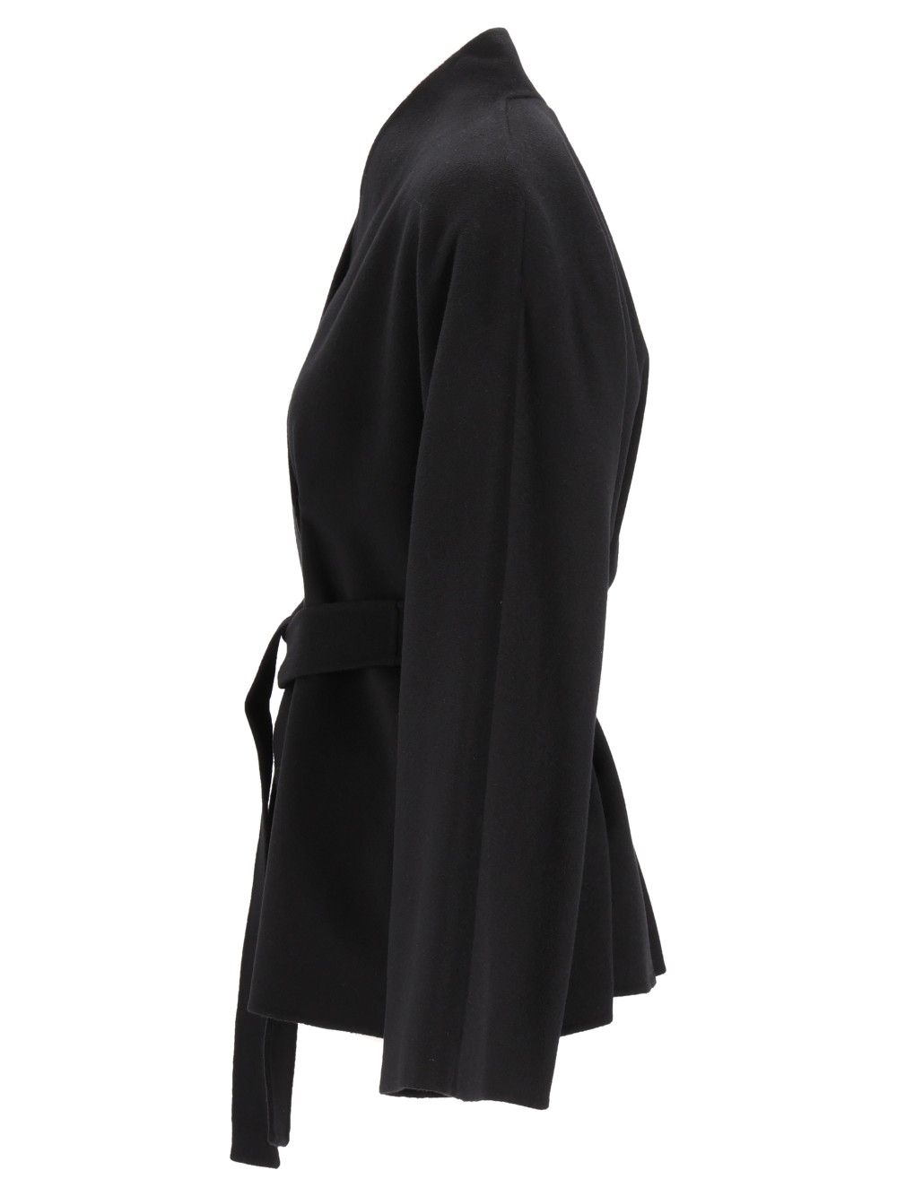 Max Mara Studio Cardigan Coat Coats - Black | 0ee52dc07e878ce67c7a7f1b0b5593fbe5711113