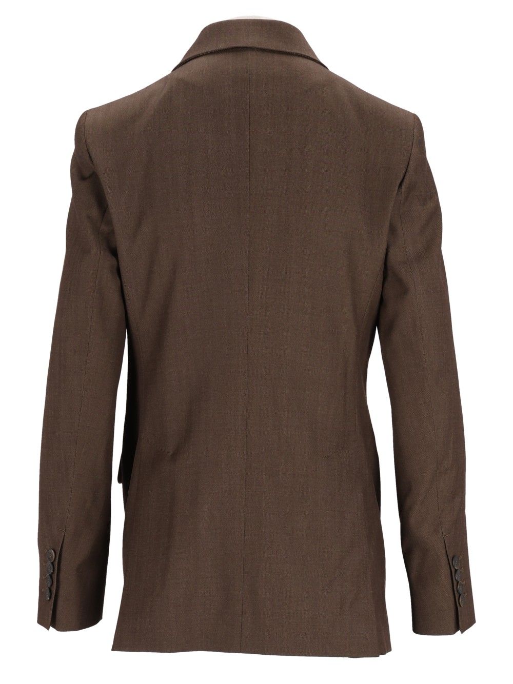 Max Mara Double-Breasted Wool Gabardine Blazer Jackets - Brown | 6e28fd85eeb99d629b8cf77ae1742370aae02d90