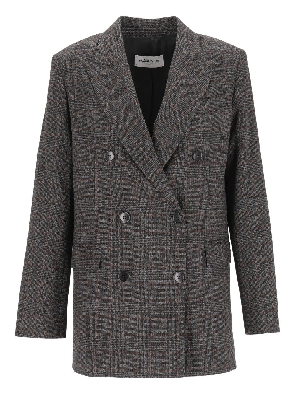 Al Duca D'Aosta Double-Breasted Jacket Jackets - Grey | 18018c81c9031bbe5a54366926324a1d8b9bf96d
