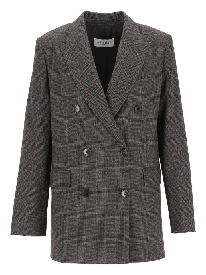 Al Duca D'Aosta Double-Breasted Jacket Jackets - Grey | 18018c81c9031bbe5a54366926324a1d8b9bf96d