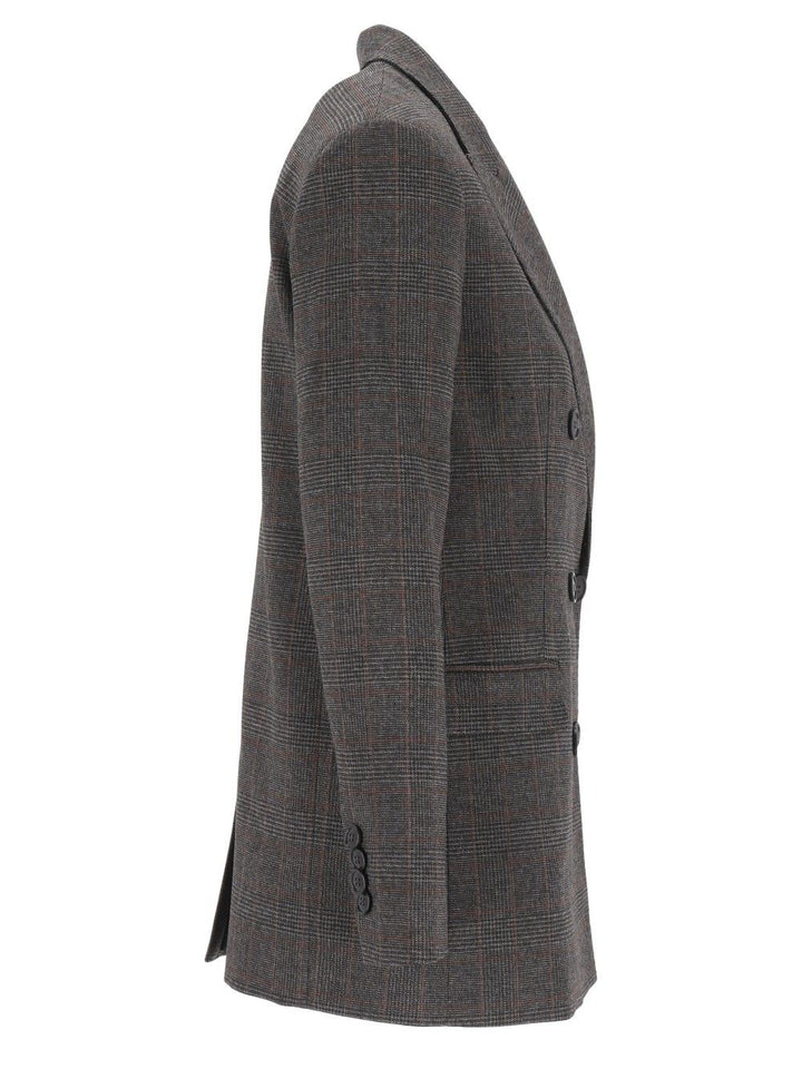 Al Duca D'Aosta Double-Breasted Jacket Jackets - Grey | 51ade58e9217d695a908b4f23ac62bad5597a064