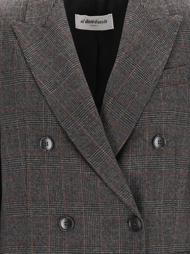 Al Duca D'Aosta Double-Breasted Jacket Jackets - Grey | 9467d82ed18820fbdaeeb2dad412d3d9172897f8