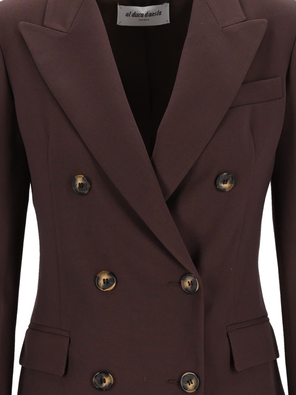 Al Duca D'Aosta Double-Breasted Jacket Jackets - Beige | eca151c9223791813e7ac4907dcb091ec9c92fd7