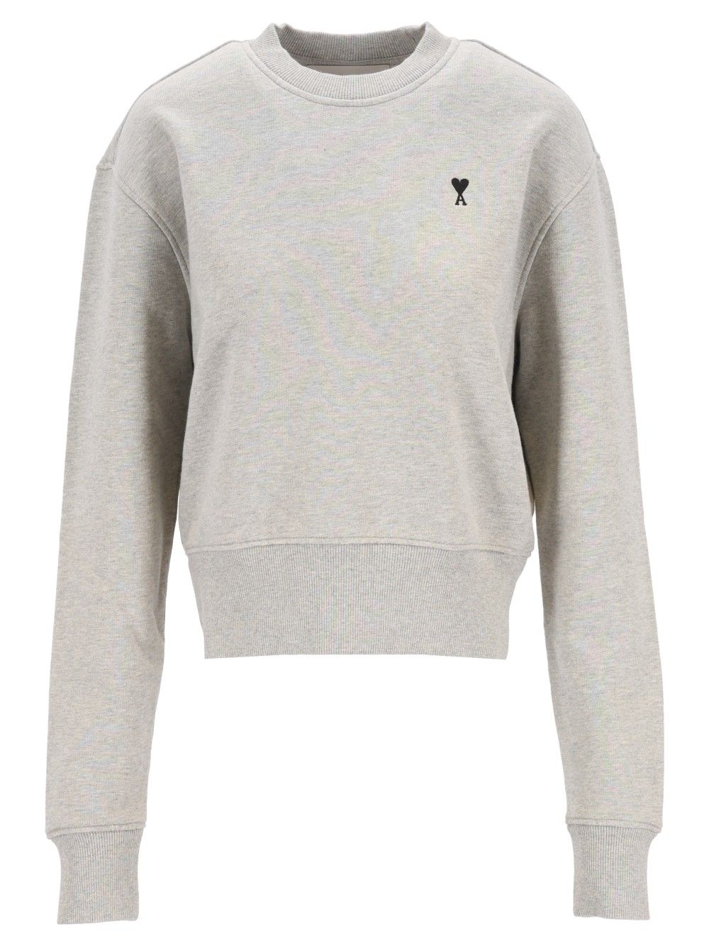 Ami Crewneck Sweatshirt Sweatshirts - Grey | e3d58e364940a11f19bcff815a69e10bf45d638e