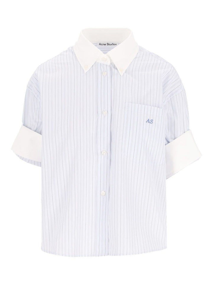Acne Studios Short-Sleeved, Button-Up Shirt Shirts - Light blue | 3e6566f9c920daacb7acc76c9cd4294dce2df0f5