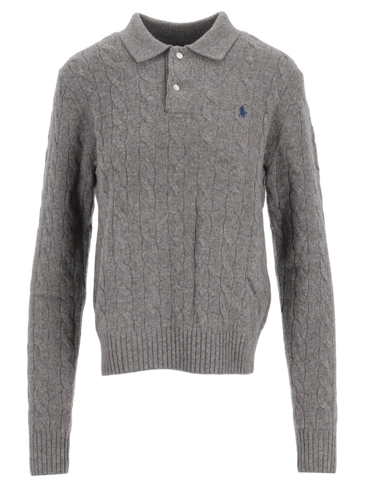 Polo Ralph Lauren Cable Knit Sweater Knitwear - Grey | 9978e349f23faebbfe444d4205789512aa95f3da