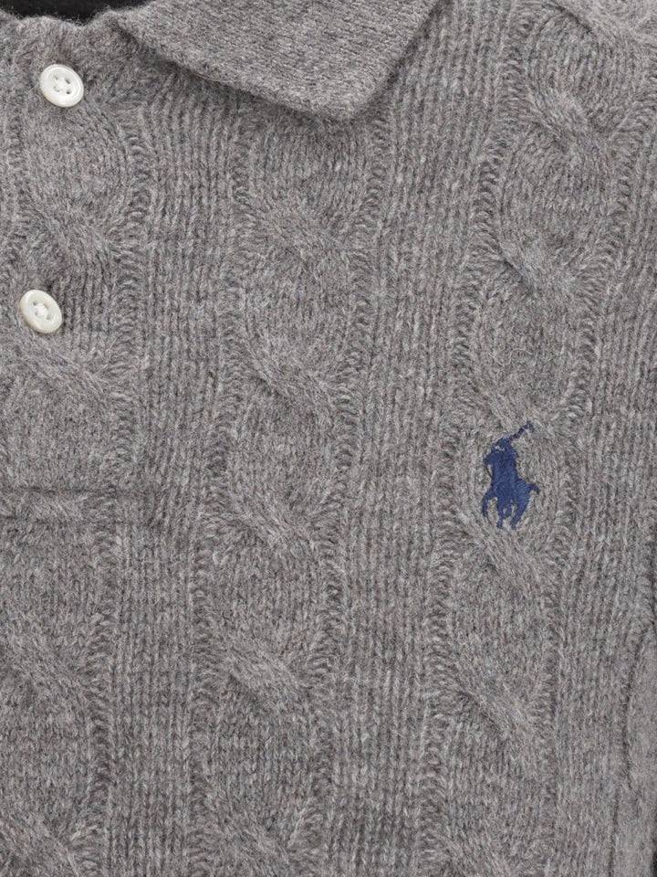 Polo Ralph Lauren Cable Knit Sweater Knitwear - Grey | e309e0cceab4e572dad18e57858b9e9244def13d